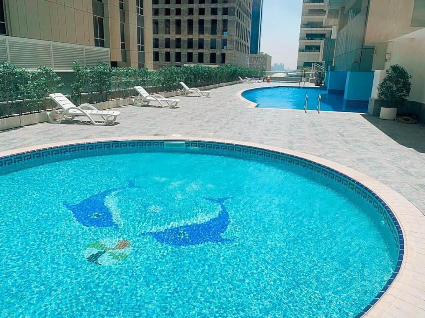 Charming Warm Suite With Amazing Views Of The City Dubai Eksteriør bilde